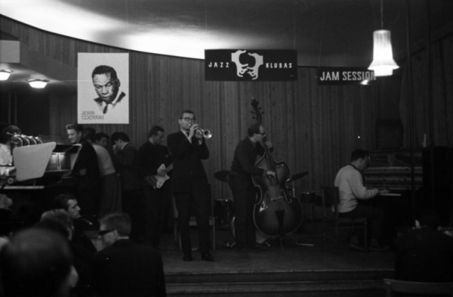 A jam session with jazzmen from Poland, 1965