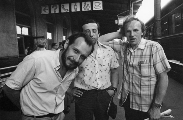 Trio prieš išvykstant į Vakarų Vokietiją, 1983. Algimanto Kunčiaus nuotrauka