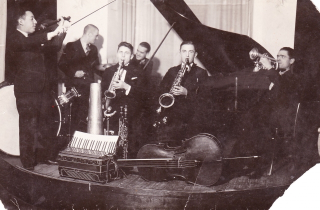 Danieliaus Pomeranco orkestras, apie 1938. 
Iš asm. Danos Mazurkevich archyvo