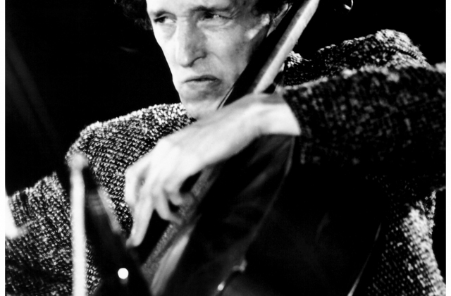 Guusas Janssenas (cello), 1990. Sauliaus Marcinkevičiaus nuotrauka